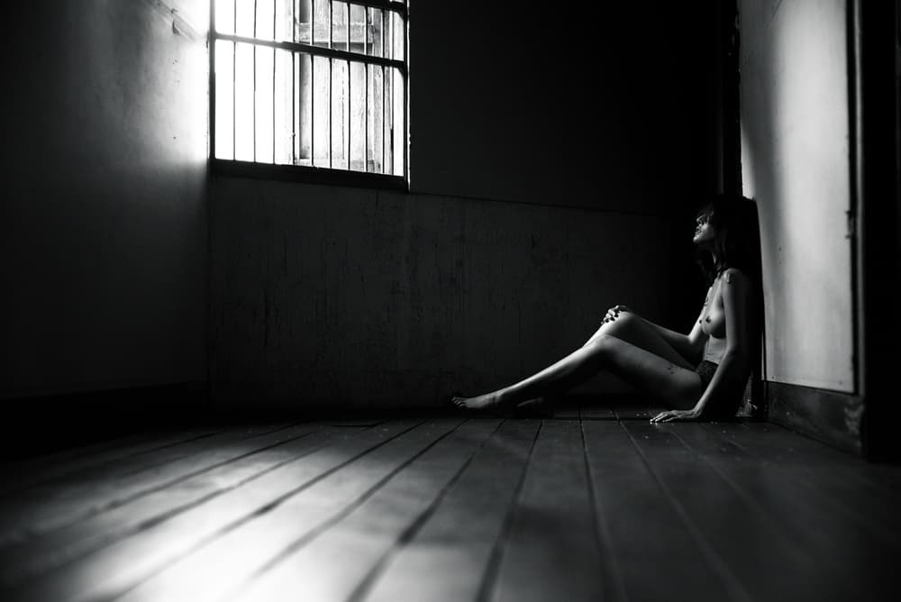 Solitary Nude Window Light by Thanakorn Chai Telan — canvas wall art