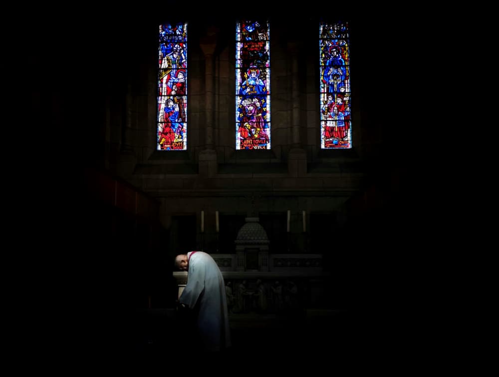 Stained Glass Devotion by Jasmine Zhang — canvas wall art