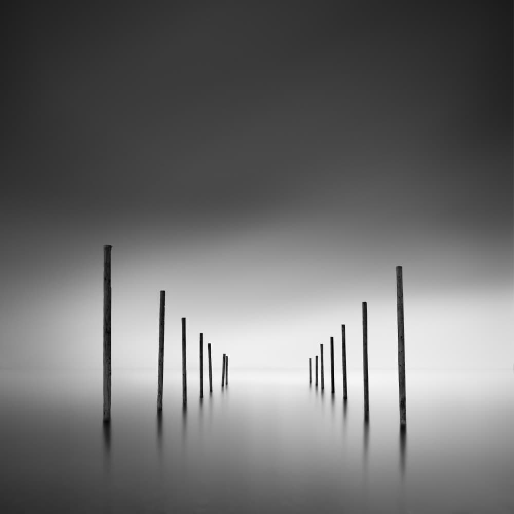 Serene Horizon Posts by George Digalakis — canvas wall art