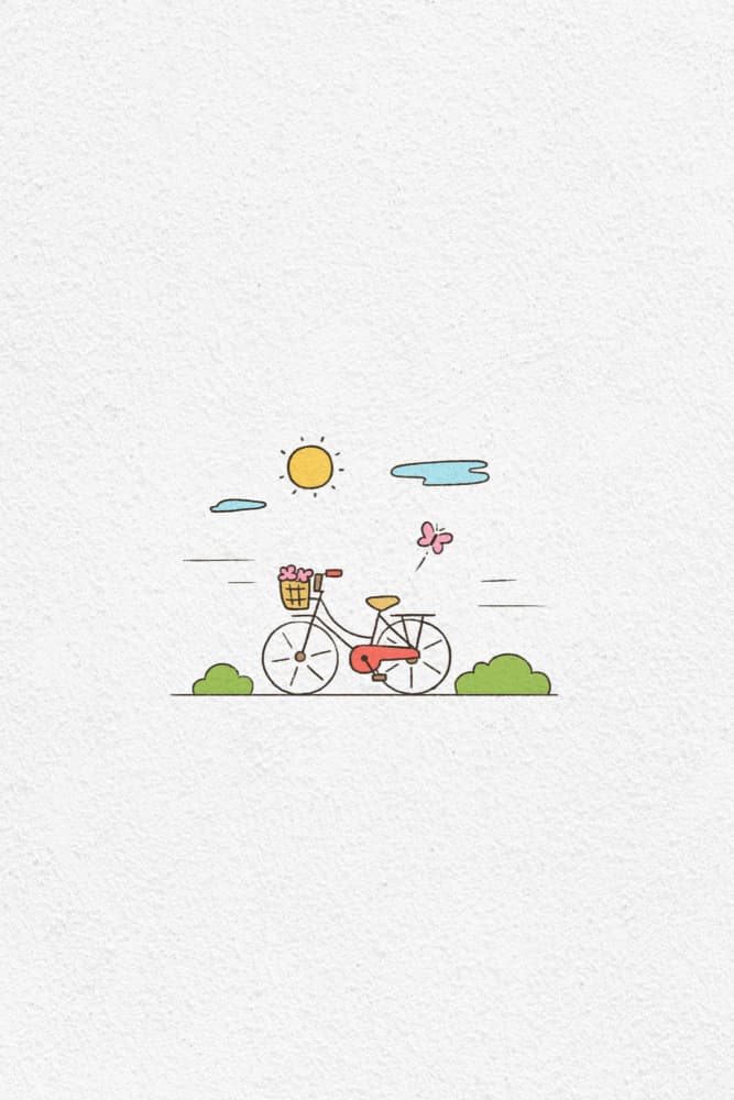 Sunny Bicycle Ride by Xuan Thai — canvas wall art