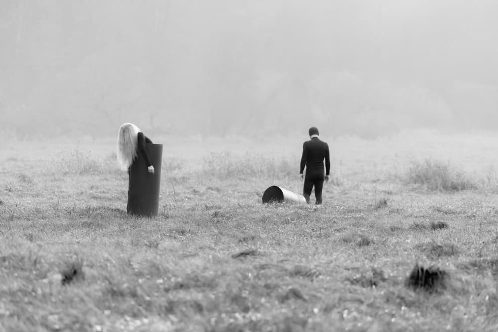 Figures in Mist by Leszek Paradowski — canvas wall art