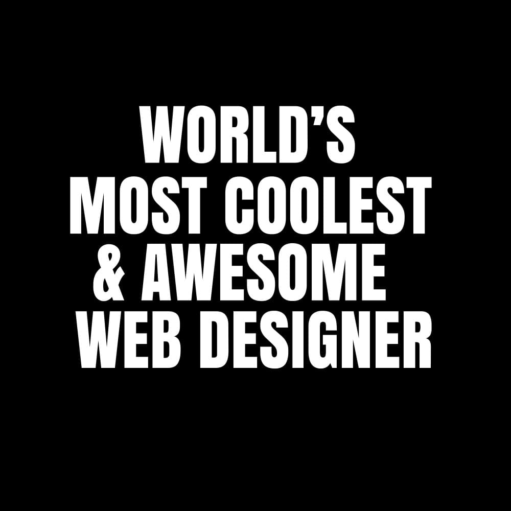 World's Coolest Web Designer by Happie Eagle — canvas wall art