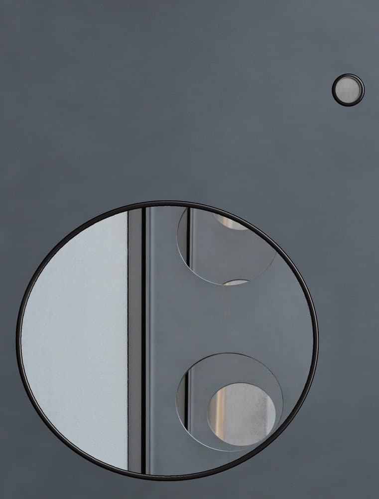 Sleek Grey Geometry by Jutta Kerber — canvas wall art
