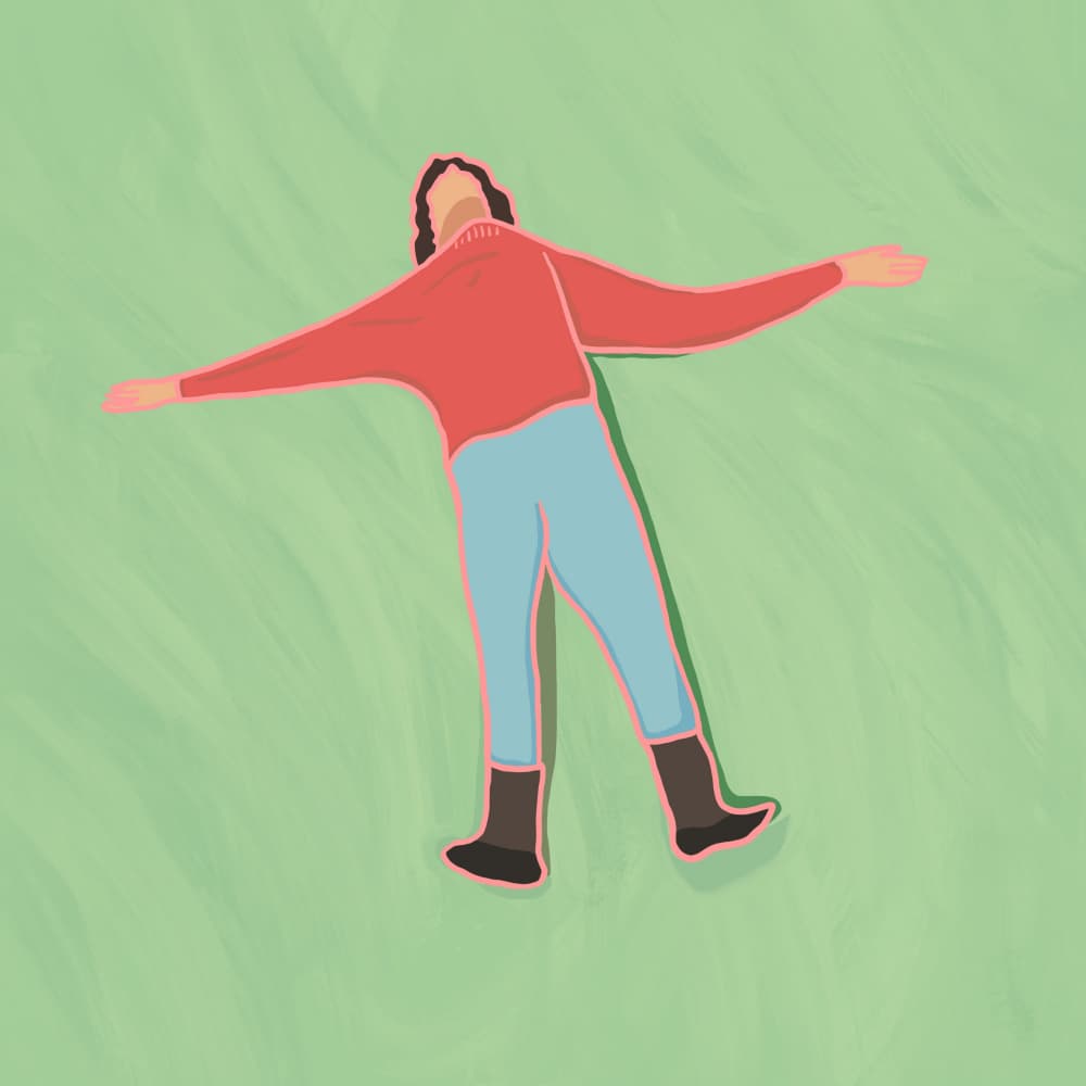 Relaxing On Grass by Little Dean — canvas wall art