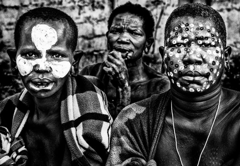 Painted African Faces by Joxe Inazio Kuesta Garmendia — canvas wall art