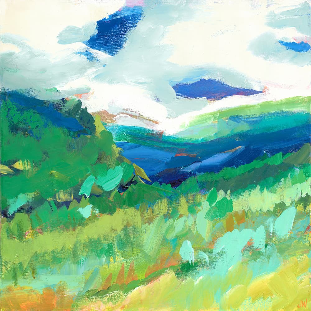 Bluegrass by Jenny Westenhofer — canvas wall art