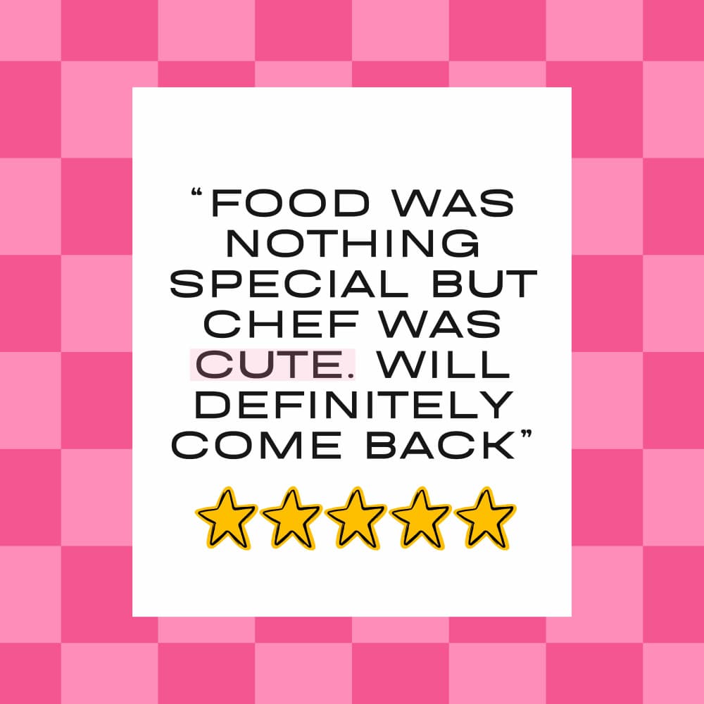 Cute Chef Food Review by Julia Ramiro — canvas wall art