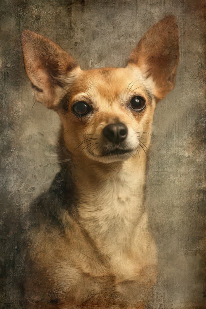 Sweet Dog Gaze by Rafal Kulik — canvas wall art