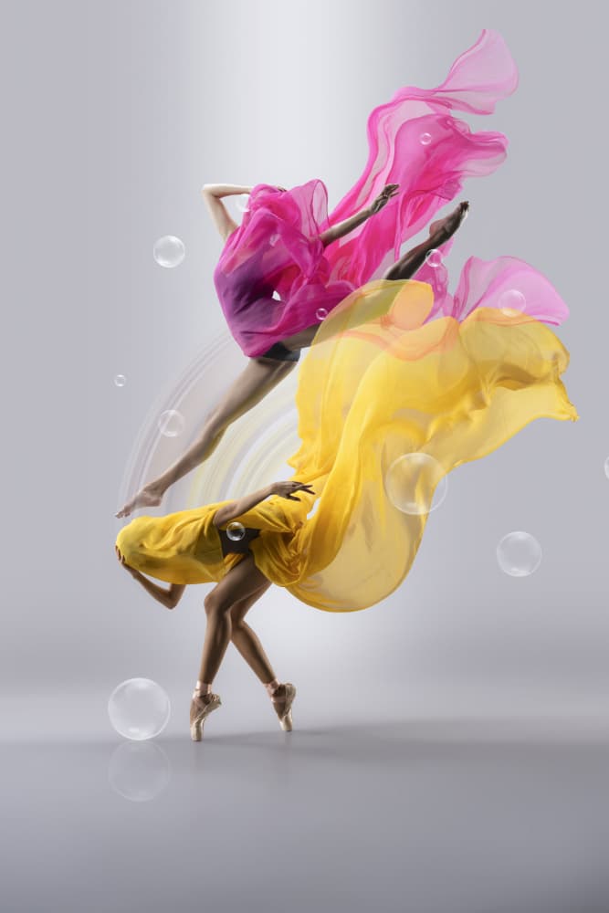 Ethereal Ballet Flow by Ajar Setiadi — canvas wall art