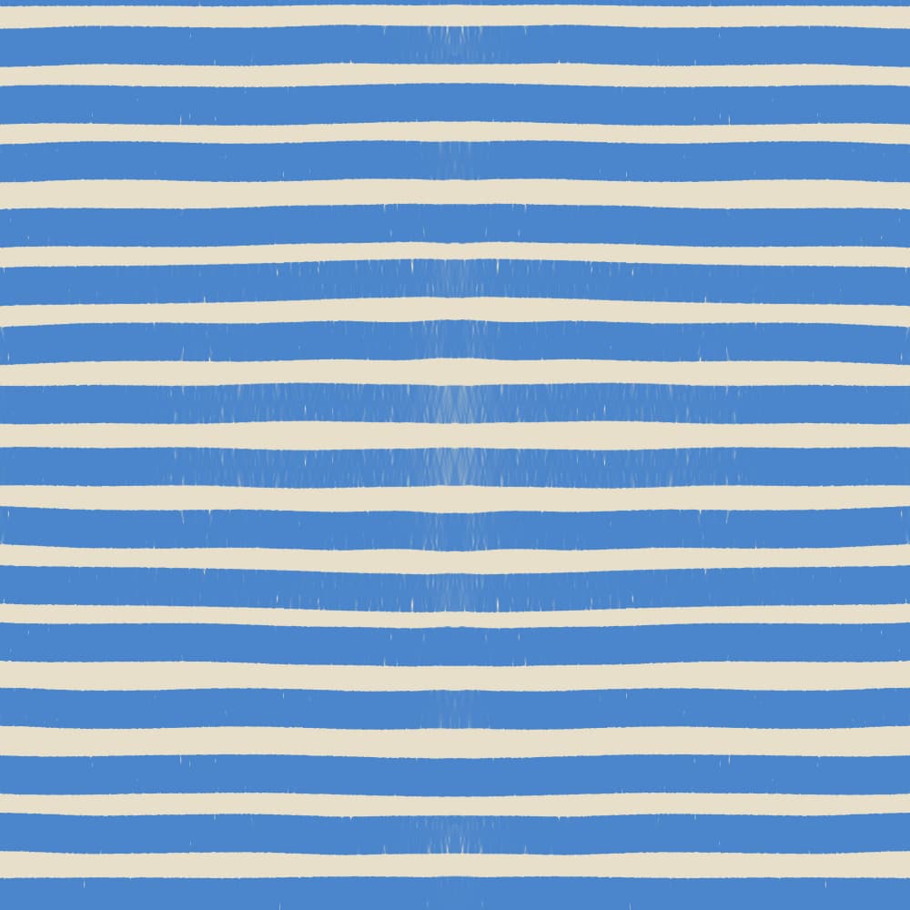 Coastal Blue Stripes by Carrie Cantwell — canvas wall art