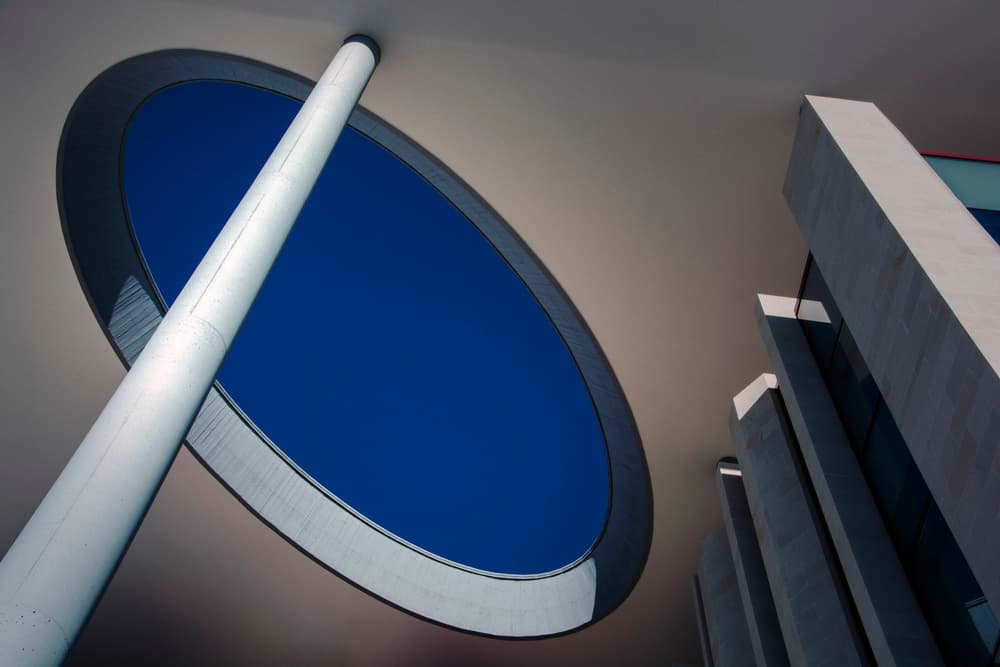 Modern Sky Architecture by Luigi Greco — canvas wall art