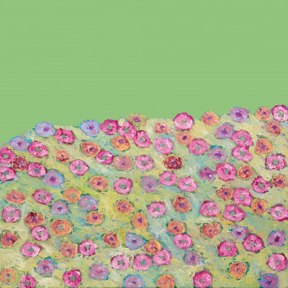 Vibrant Flower Field by Helen Joynson — canvas wall art