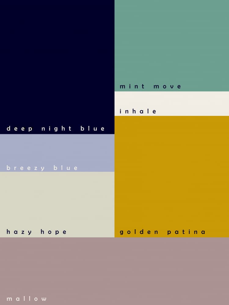 Muted Color Palette by Annick — canvas wall art