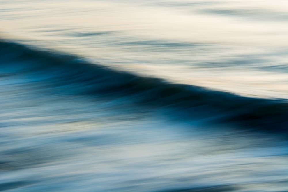 Flowing Blue Wave by Tal Paz-Fridman — canvas wall art
