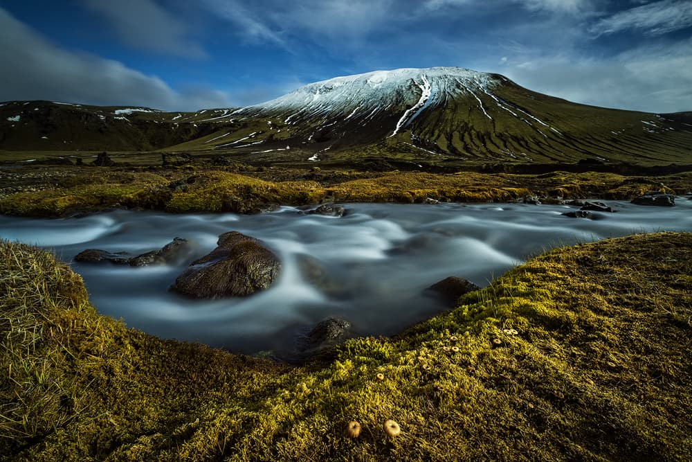 Serene Mountain Stream by Raymond Hoffmann — canvas wall art