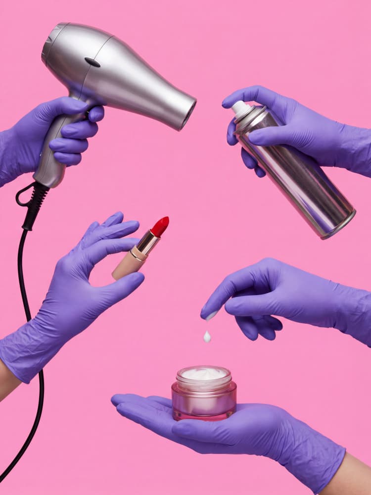 Beauty Essentials Toolkit by Andreas Magnusson — canvas wall art