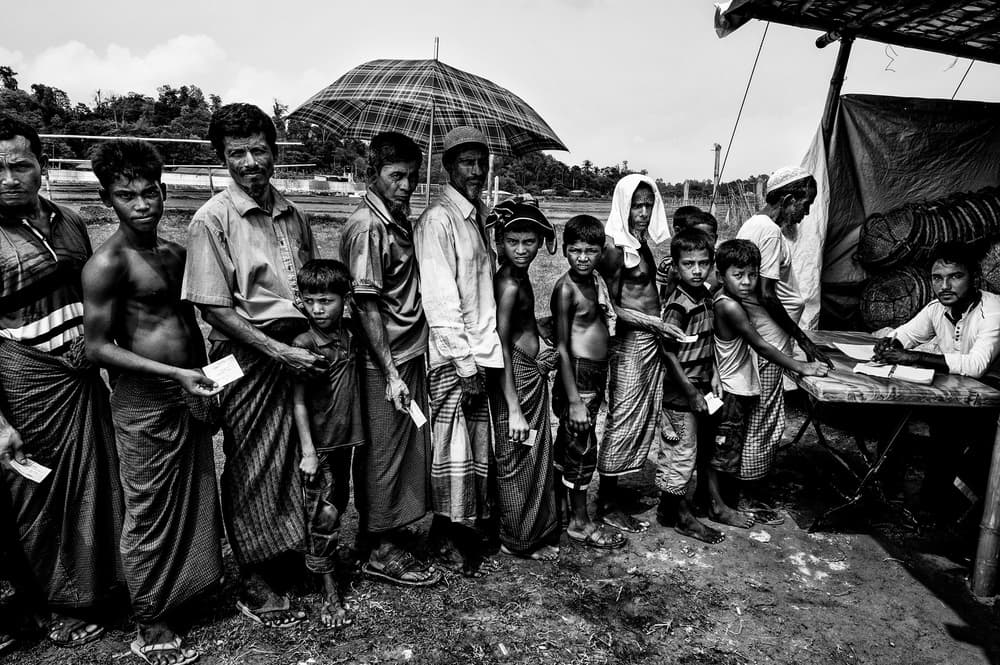 Humanitarian Aid Line by Joxe Inazio Kuesta Garmendia — canvas wall art
