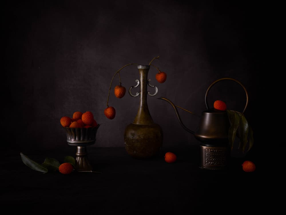 Rustic Berry Still Life by May G — canvas wall art