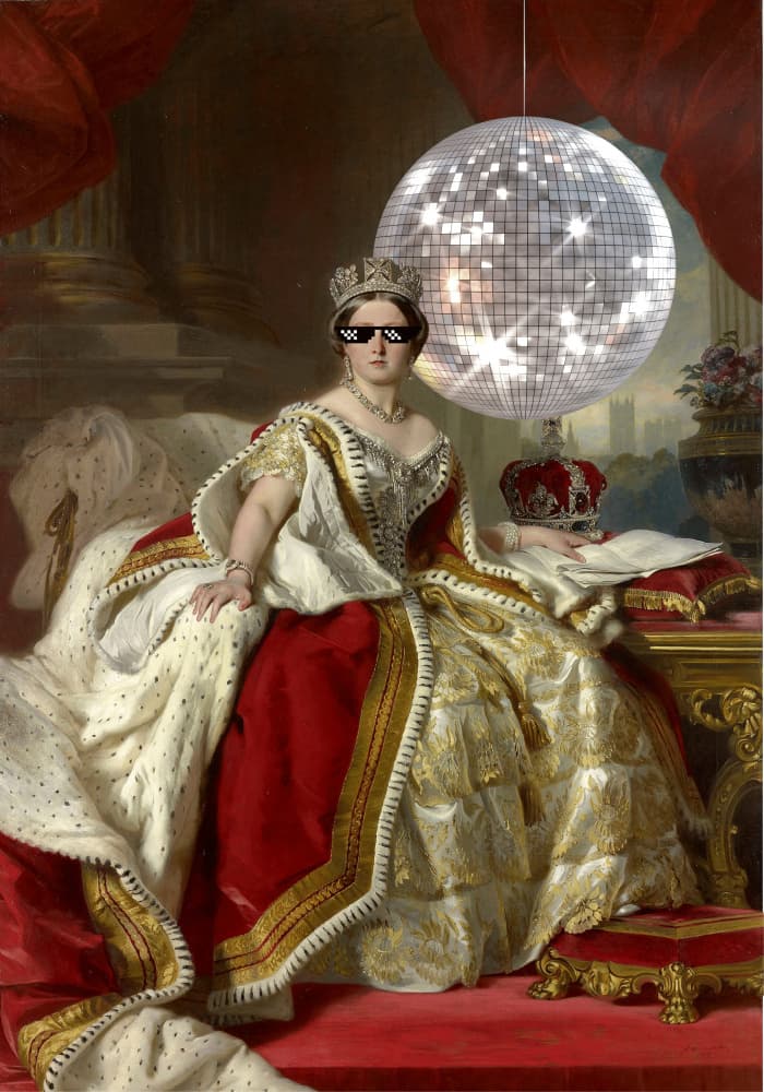 Disco Queen by Athene Fritsch — canvas wall art