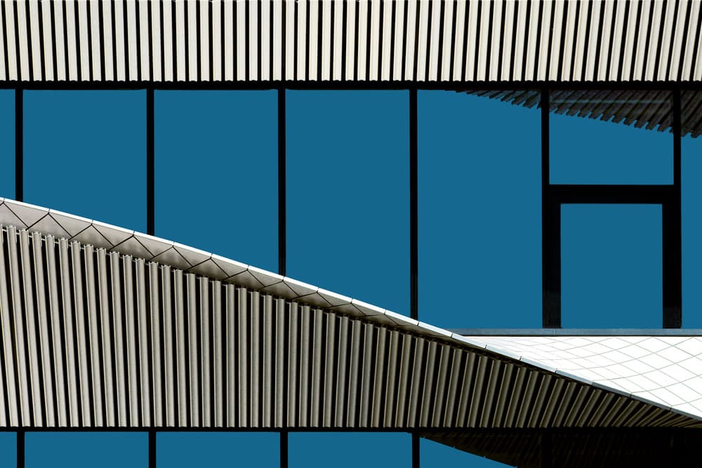 Dynamic Building Lines by Hans-Wolfgang Hawerkamp — canvas wall art