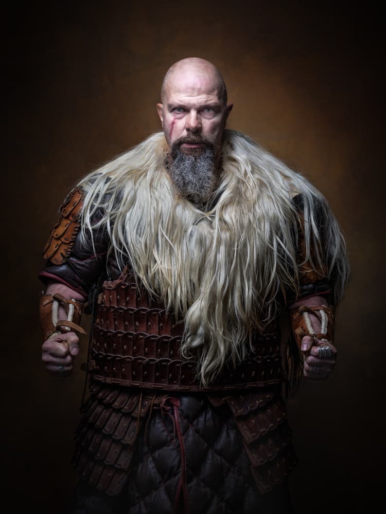 Fierce Fur Warrior by Luc Stalmans — canvas wall art