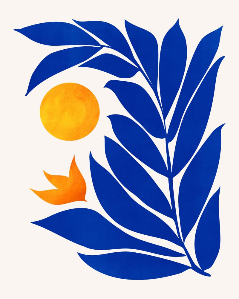 Indigo2 Garden Sunset 4x5 by Kristian Gallagher — canvas wall art
