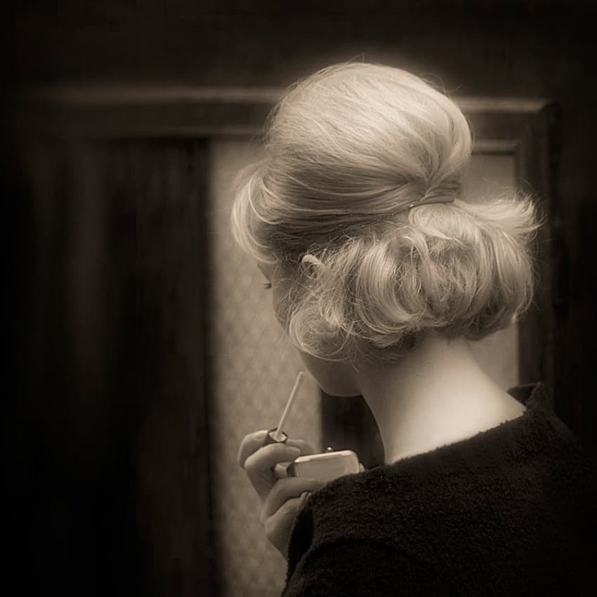 Vintage Makeup Moment by Ileana Bosogea-Tudor — canvas wall art