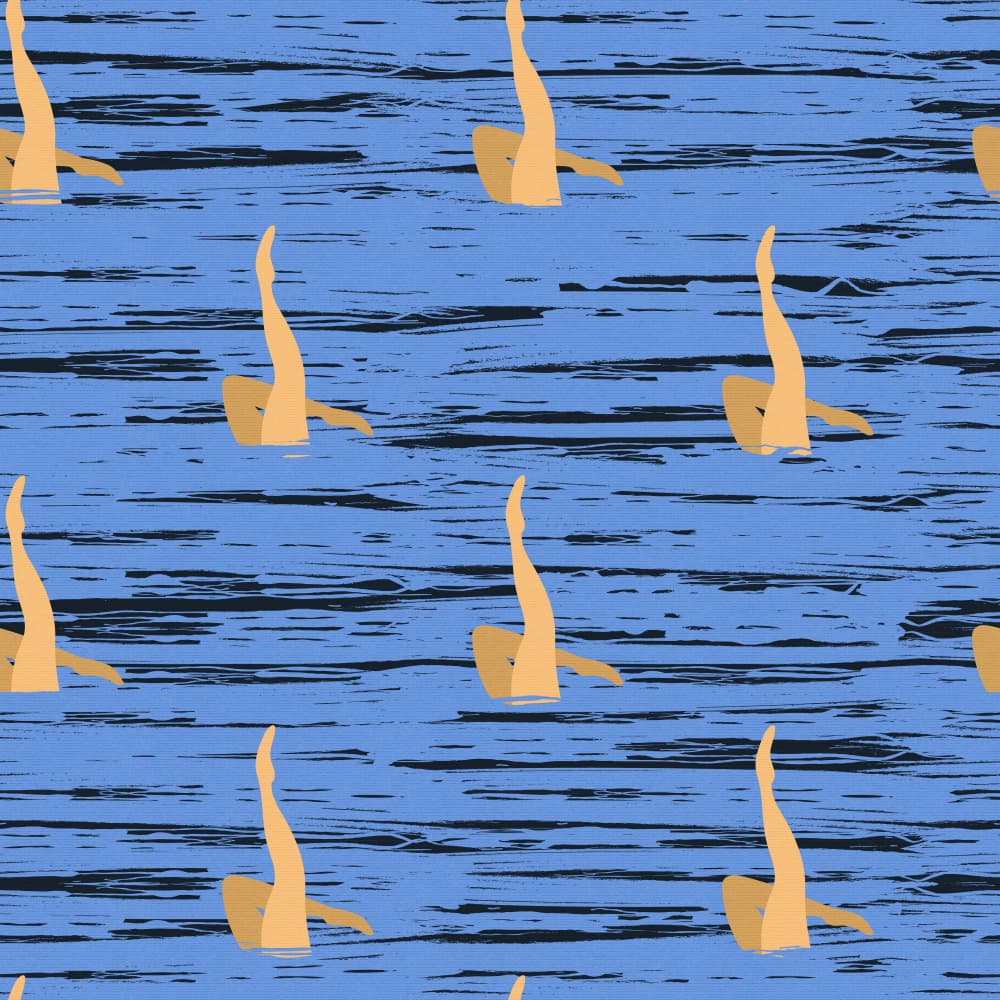 Elegant Water Ballet by Olena Kovalova — canvas wall art