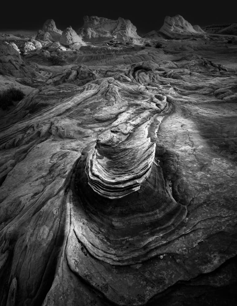 Ancient Layered Landscape by Chao Feng 天馬 — canvas wall art