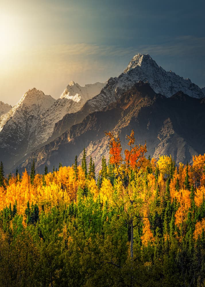 Autumn Mountain Majesty by Siyu_Wei APA — canvas wall art