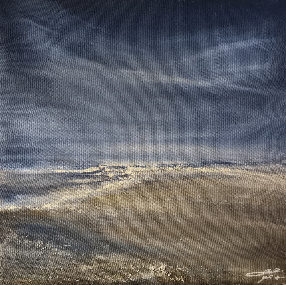 Quiet Beach Horizon by Yuli Saputra — canvas wall art
