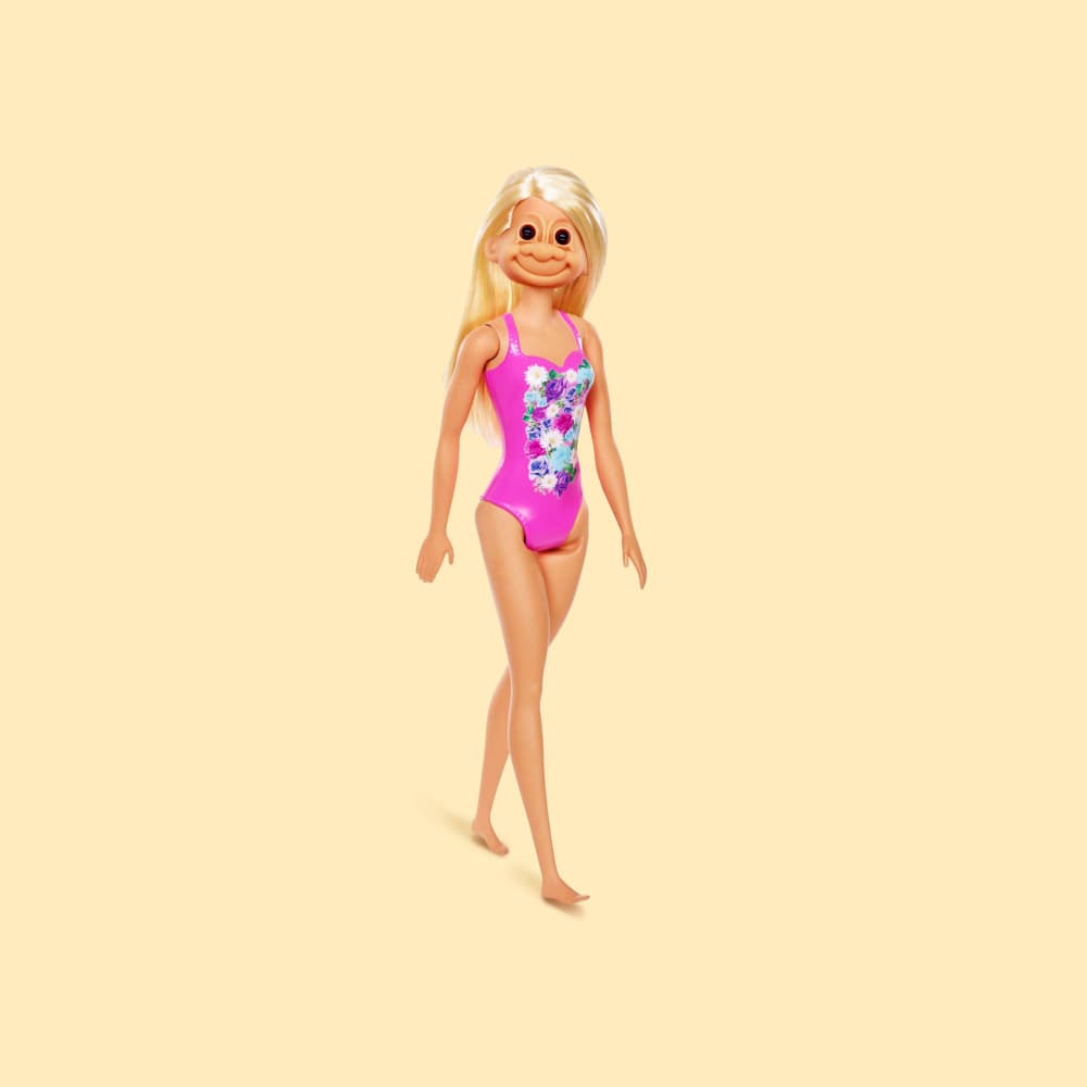 Quirky Swimsuit Doll by Artem Pozdniakov — canvas wall art