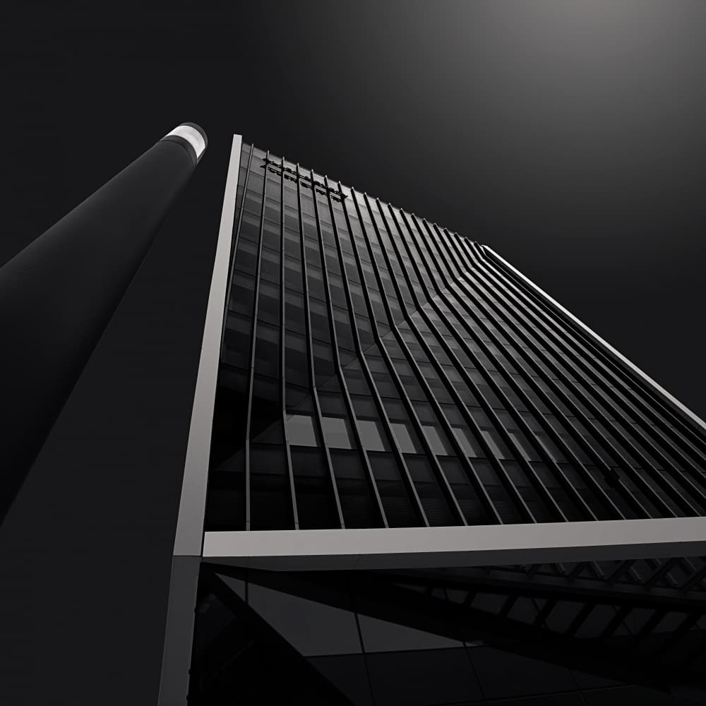 Sleek Urban Architecture by Roland Weber — canvas wall art