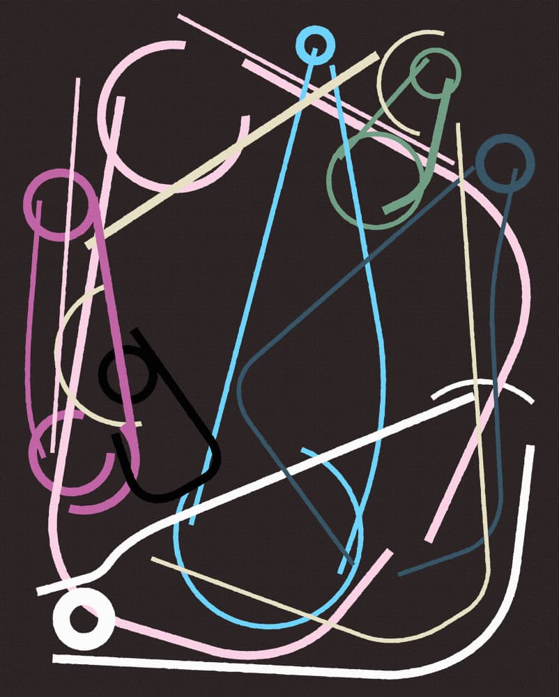 Dynamic Abstract Lines by Rafa Mateo — canvas wall art