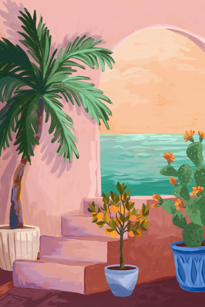 Stairway To Paradise by Goed Blauw — canvas wall art