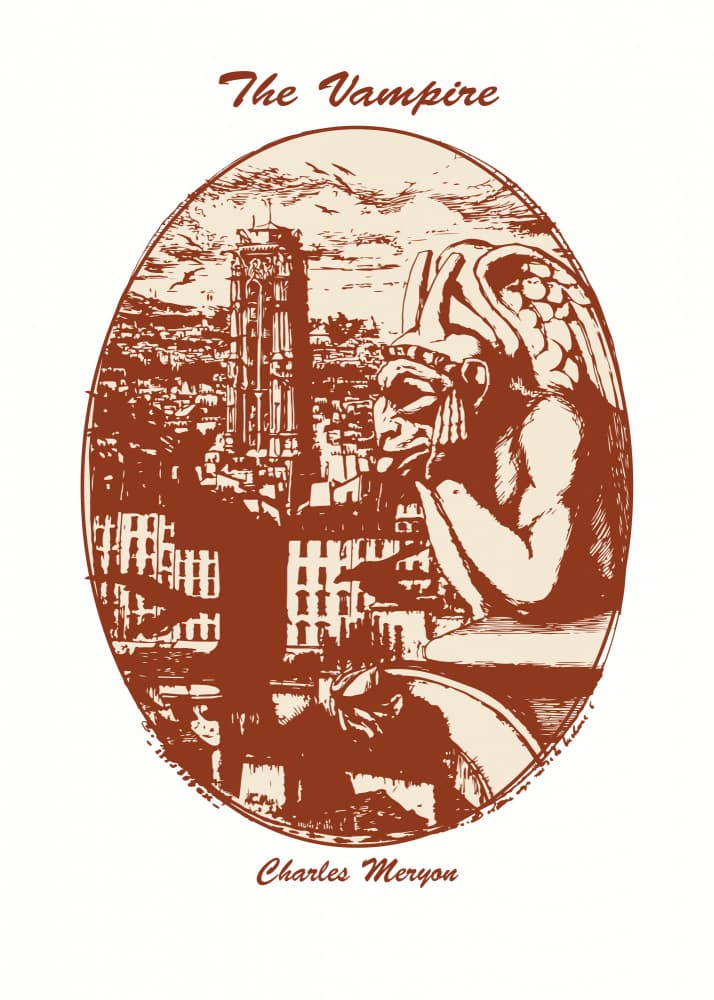 Vampire Gargoyle City by Doa Project — canvas wall art