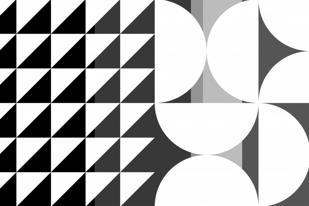 Geometric Shapes Pattern by Sue Skellern — canvas wall art