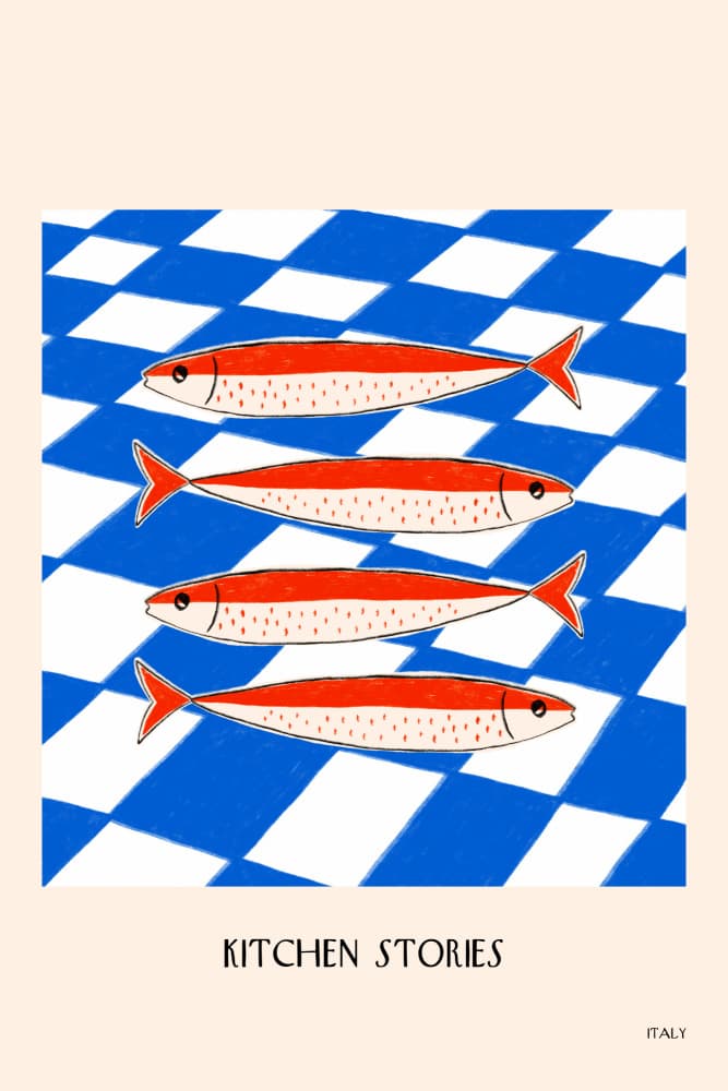 Pesciblu by Treechild — canvas wall art