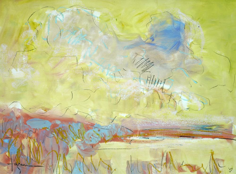 Abstract Landscape Horizons by Dorothy Fagan — canvas wall art