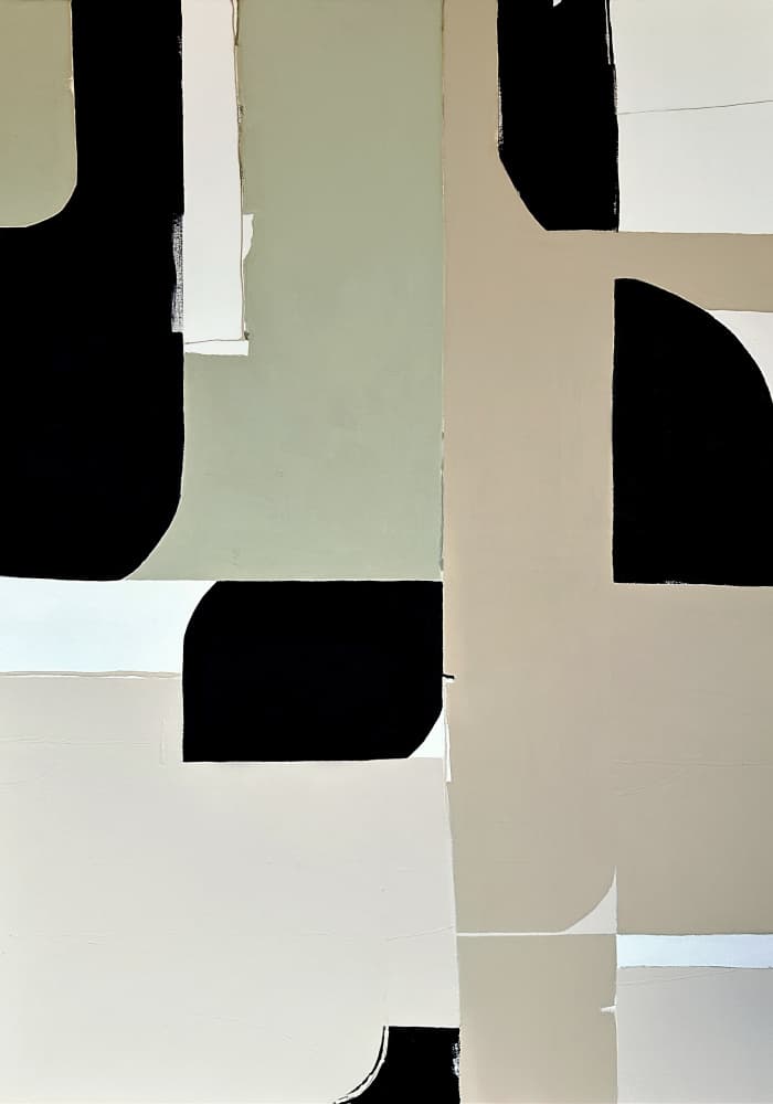 Neutral Color Blocks by Andrea Reichhart — canvas wall art