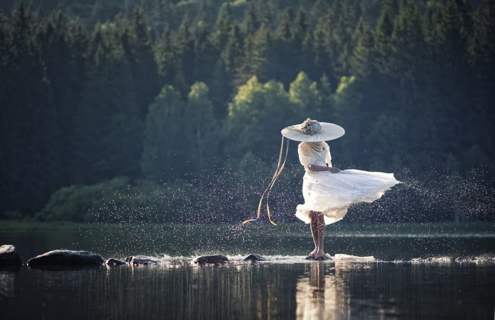 Lake by Korpan Pavlo — canvas wall art