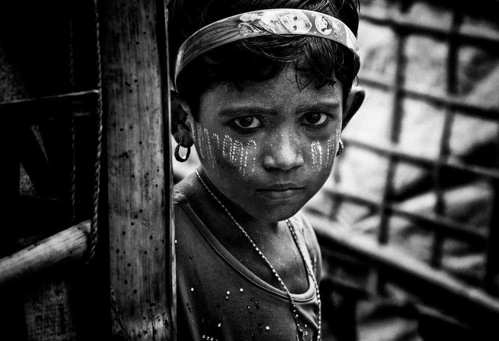 Solemn Child Gaze by Joxe Inazio Kuesta Garmendia — canvas wall art