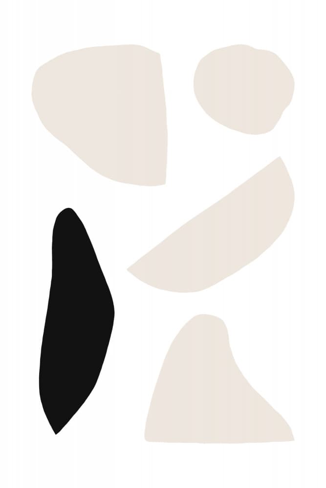Abstract Forms Dance by uplusmestudio — canvas wall art