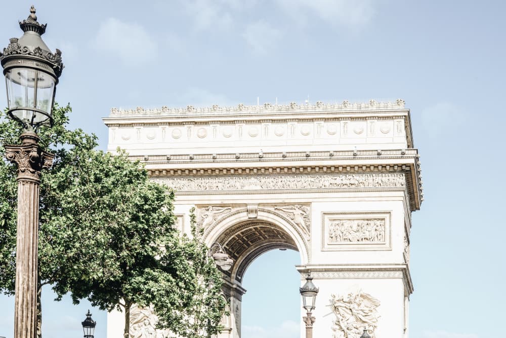 Arc de Triomphe Paris by Talitha McQueen — canvas wall art