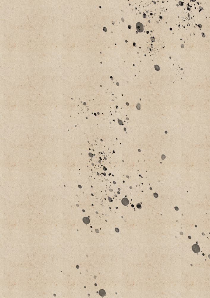 Abstract Ink Splatters by Nicholas — canvas wall art
