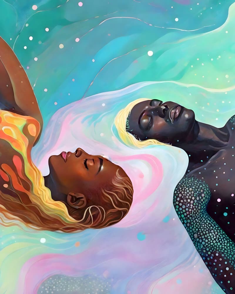 Ethereal Cosmic Dream by Uma Gokhale — canvas wall art
