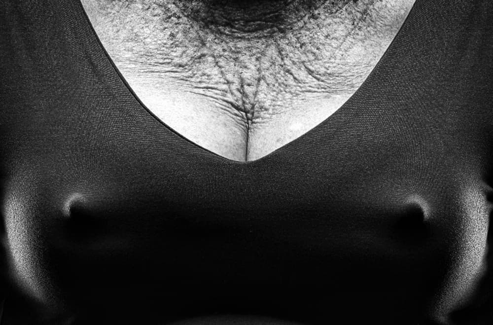 Textured Female Form by Hamze Dashtrazmi — canvas wall art