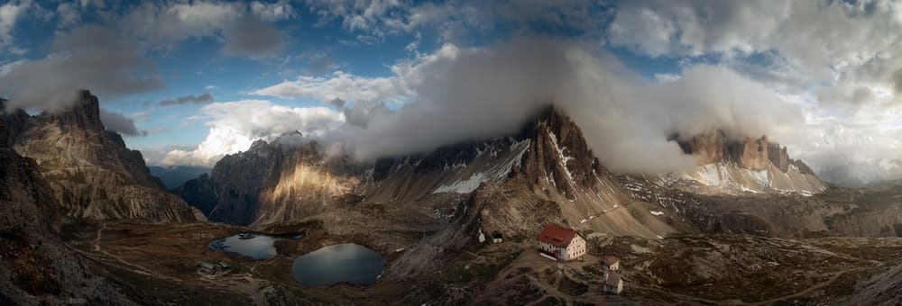 Majestic Dolomite Landscape by Iván Ferrero — canvas wall art