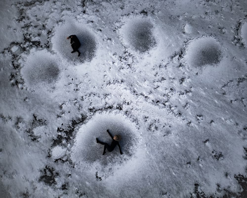 Floating In Ice by Leszek Paradowski — canvas wall art