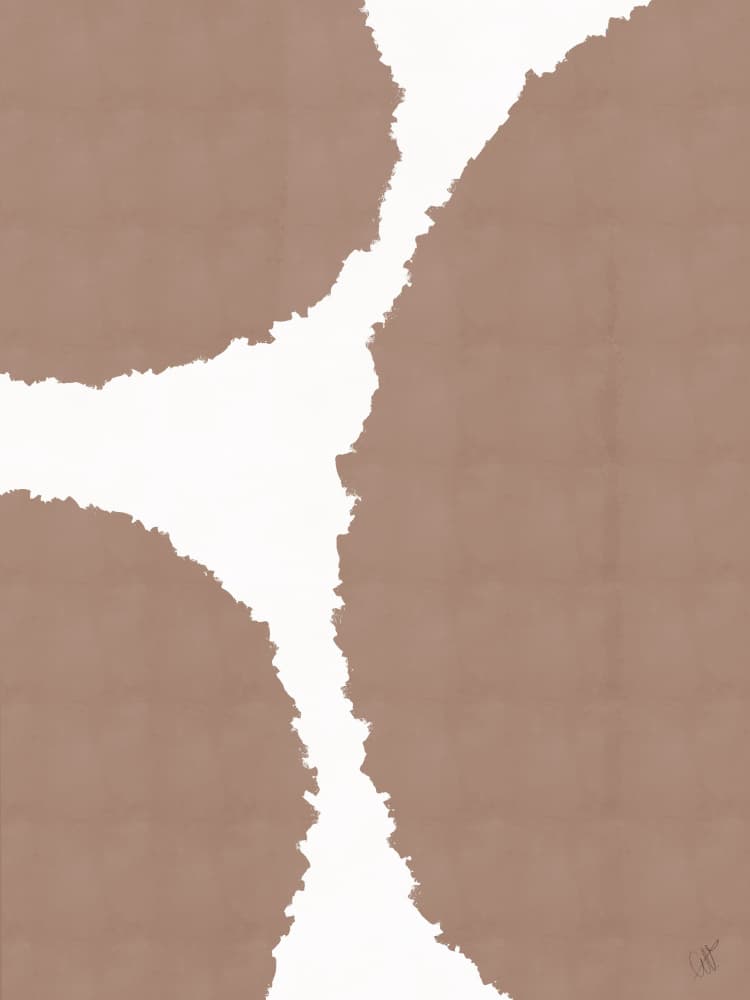 Organic Abstract Tear by Anne-Marie Volfova — canvas wall art
